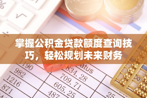 马关掌握公积金贷款额度查询技巧，轻松规划未来财务