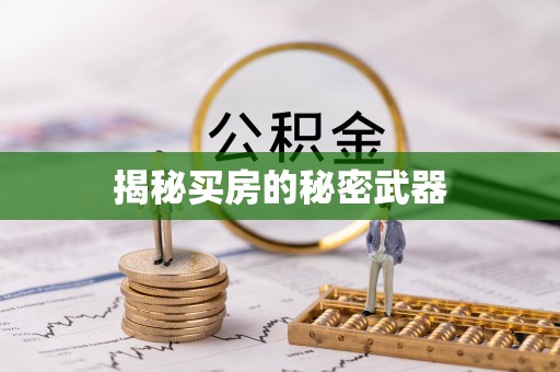 马关揭秘买房的秘密武器