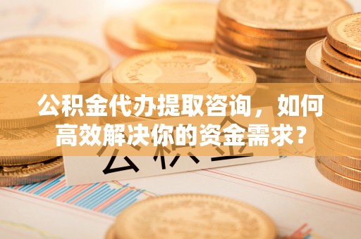 马关公积金代办提取咨询，如何高效解决你的资金需求？