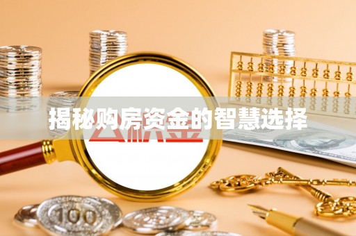 马关揭秘购房资金的智慧选择