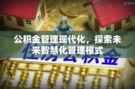 马关公积金管理现代化，探索未来智慧化管理模式