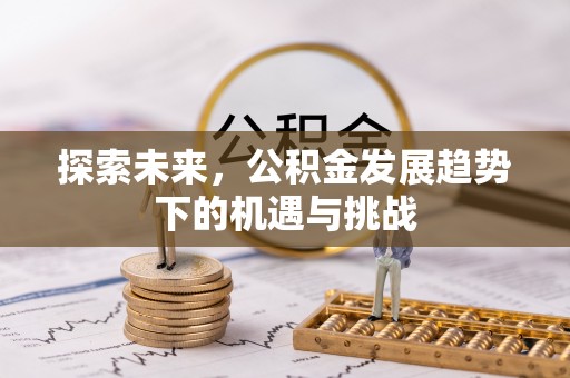 马关探索未来，公积金发展趋势下的机遇与挑战