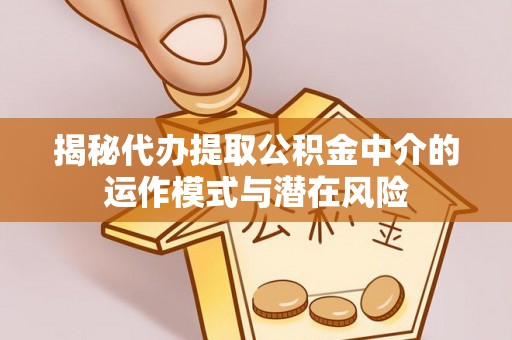 马关揭秘代办提取公积金中介的运作模式与潜在风险