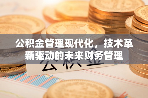 马关公积金管理现代化，技术革新驱动的未来财务管理