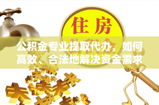 马关公积金专业提取代办，如何高效、合法地解决资金需求？